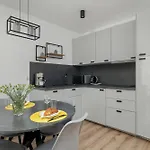 Lejlighed Exclusive And Modern Grey With Furnished Balcony In By Renters Kołobrzeg
